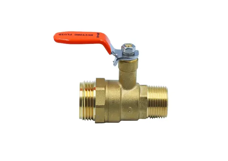Extended Stem Male Thread Quick Connect Brass Ball Valve